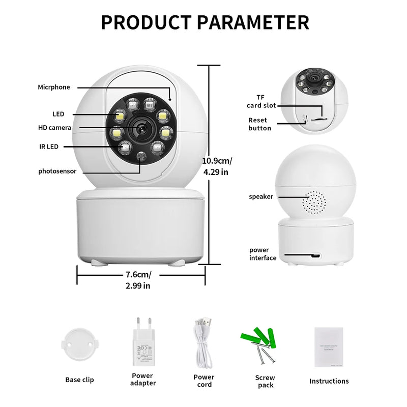 Câmera monitora de bebê e Pet